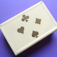 celluloid playing cards box