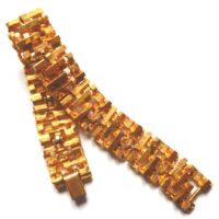 modernist gilt bracelet