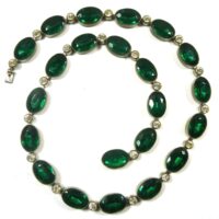 Deo green stones necklace