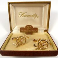 Krementz golfing cufflinks