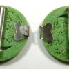 GALALITH BELT BUCKLE - ART DECO PERIOD - CUT OUT DECORATION - Image 2