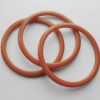 3 ornge bakelite spacer bangles