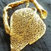 gilt leaf brooch 4