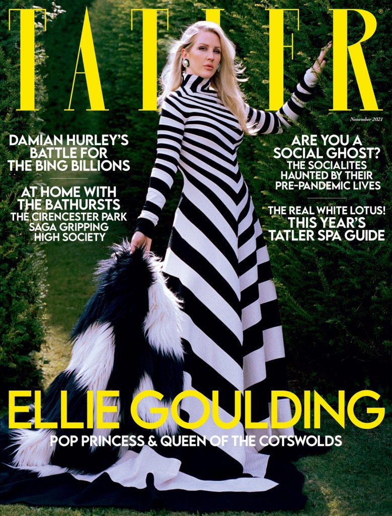 Tatler cover november 21 Elie Goulding