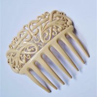 ivorine hair comb