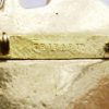 Trifari TM gold tone large brooch mark