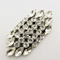 large diamante dress clip