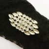 large diamante vintage dress clip