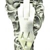 silver dress clip back