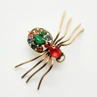 Czech spider brooch 1