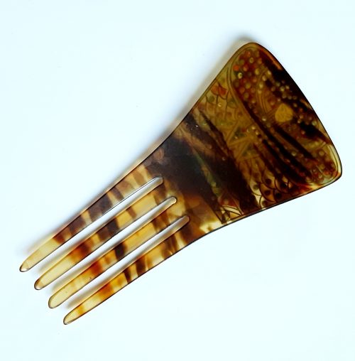 face hair comb back