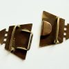 Deco enamel buckle back open