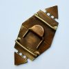 Deco enamel buckle back shut