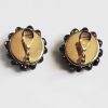 Monet pearls clip earrings mark