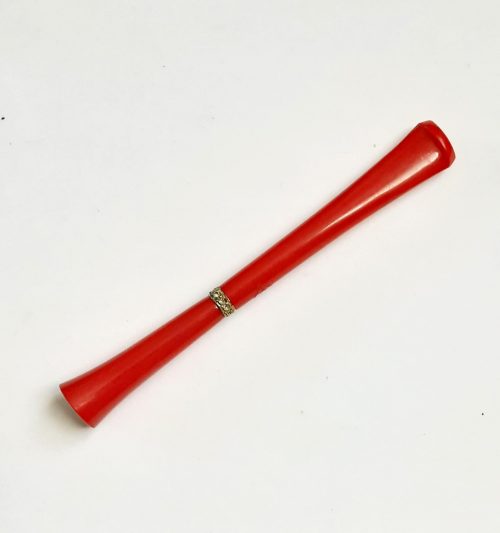 cigarette holder short red diamant