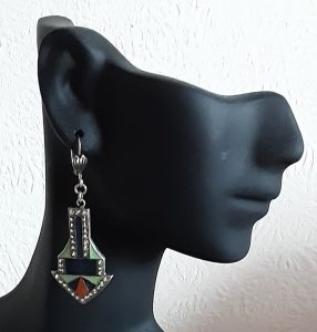 Pierre Bex earrings on dummy