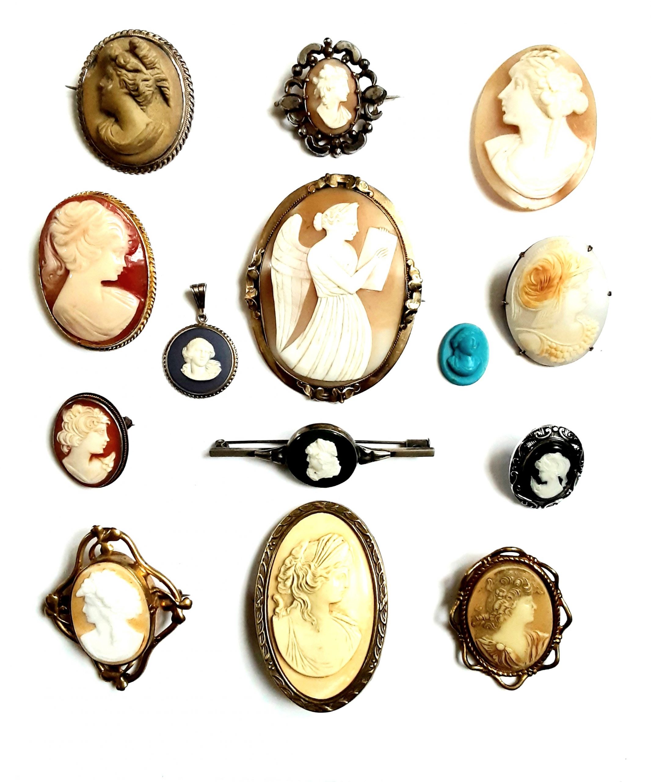 Cameo jewellery gillian horsup vintage costume jewellery