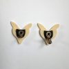 Le stein fox clip earrings backs