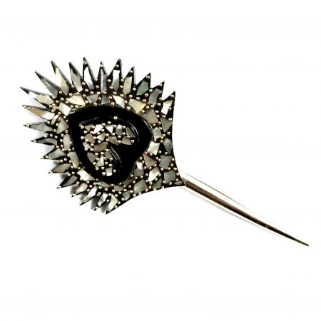 cloche pin MOP black