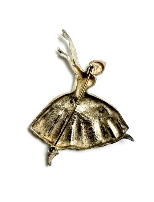 Massingham ballet dance brooch back