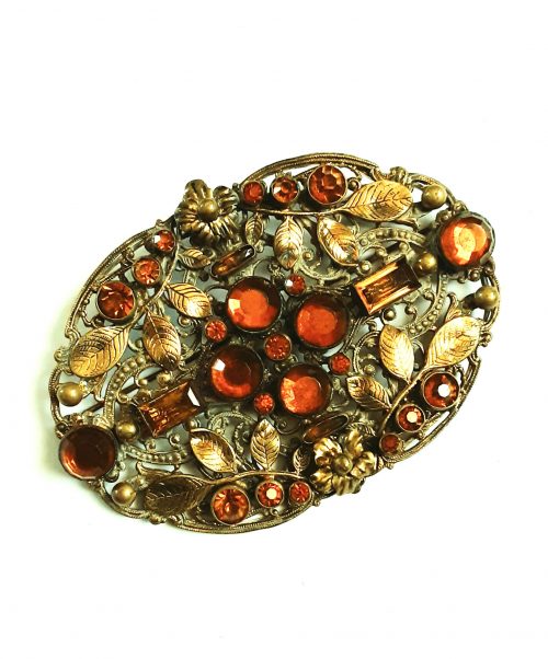 sash pin filigree yellow 4