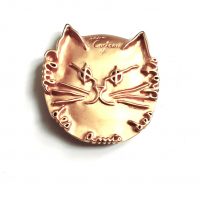 Cocteau cat brooch
