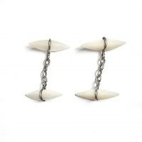 oval MOP cuff links