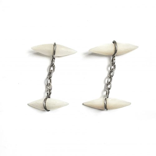 oval MOP cuff links